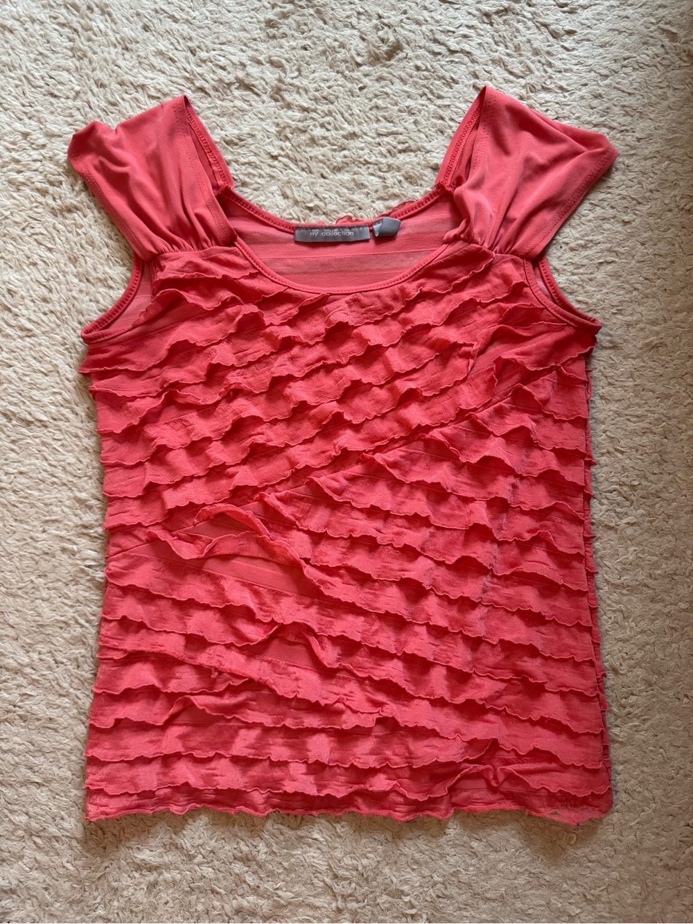 5/$20 Y2K ruffle top